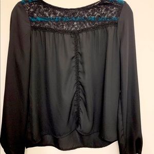Black timing blouse
